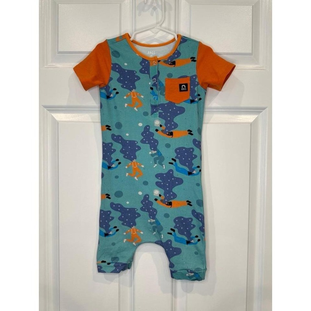 Rags Parachute Romper Size 2T